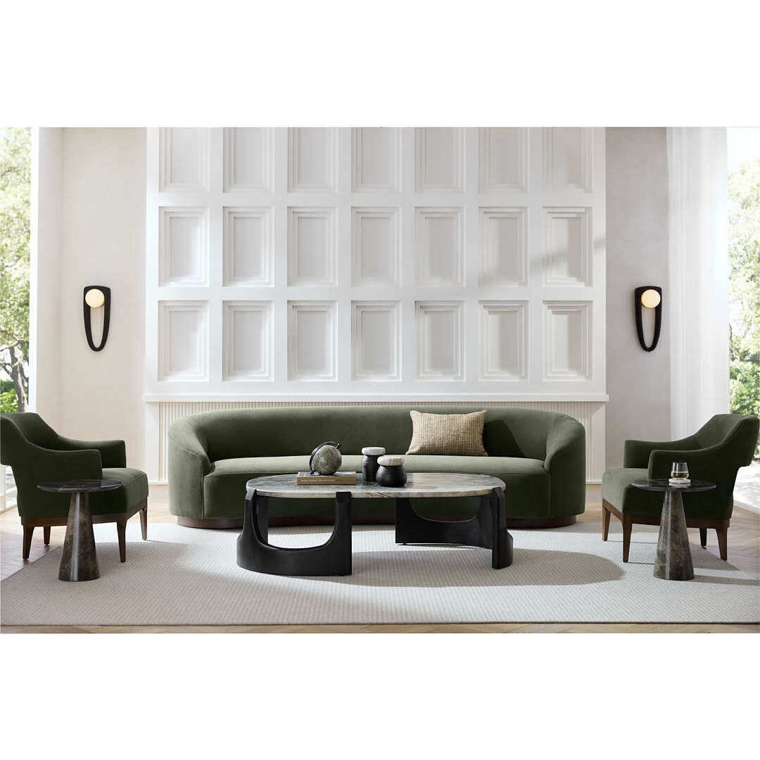 Turner Pine and Dark Walnut Sofa